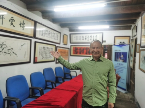 中国科学院院士阮少平到大埔客家书院参观指导第5张