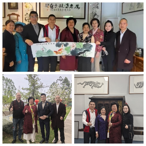 马来西亚马中传统文化总会一行到访广州花都刘锋博物馆参观交流第3张