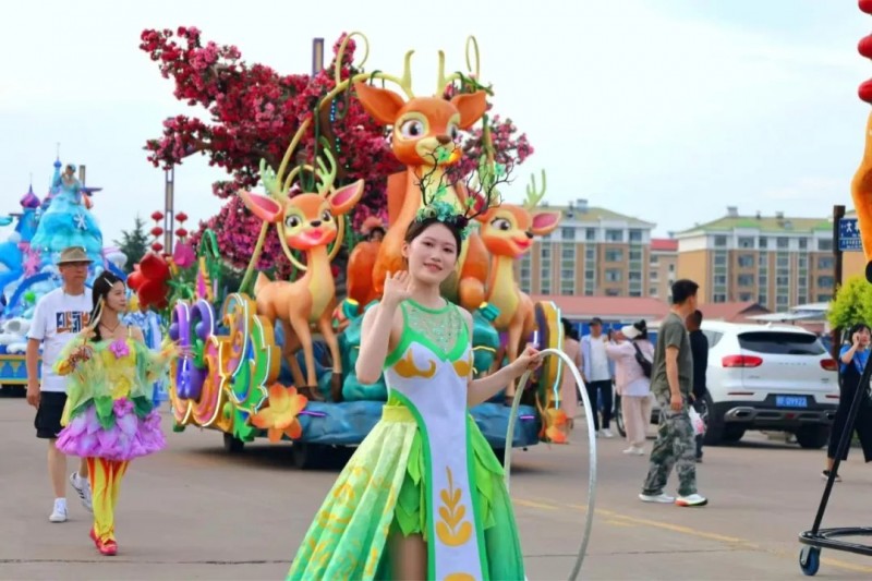 绿脉·金林“寻迹金祖·林海千年”森林节花车巡游盛大开幕第2张