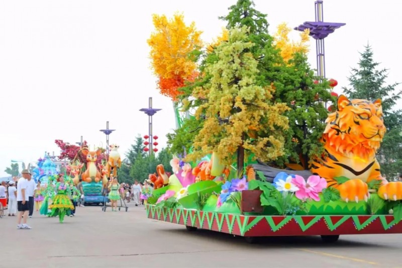 绿脉·金林“寻迹金祖·林海千年”森林节花车巡游盛大开幕第4张