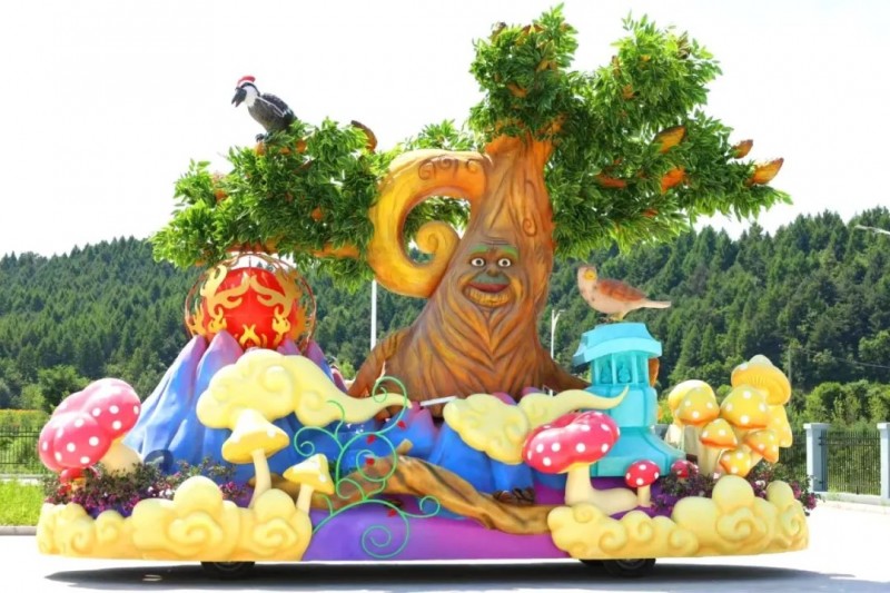 绿脉·金林“寻迹金祖·林海千年”森林节花车巡游盛大开幕第8张