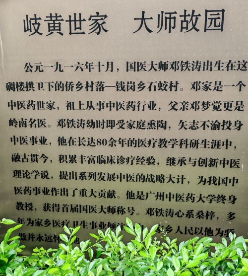 月山出了个中医泰斗邓铁涛（开平月山走笔之）第3张