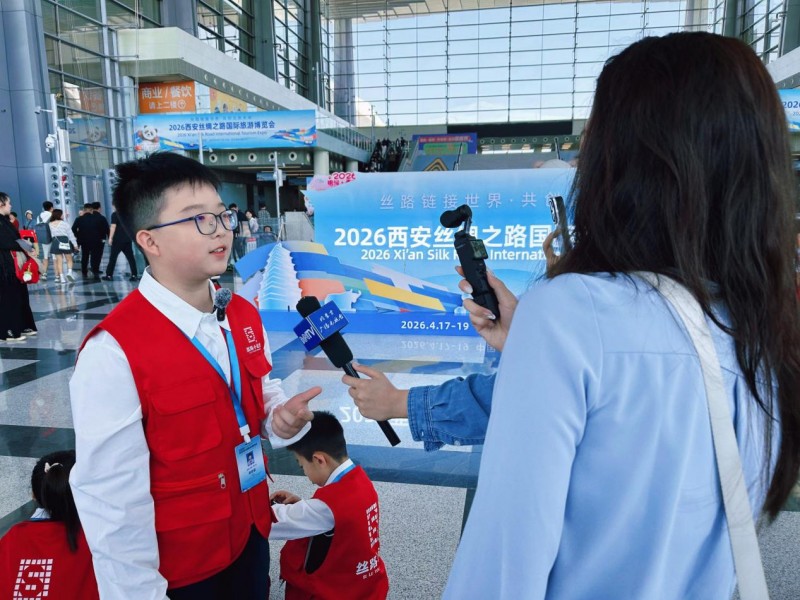丝路小记者闪耀2026西安丝路旅博会 沉浸式研学传承丝路文明第7张